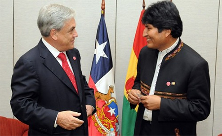 Chile rechaza la petición de una salida al mar para Bolivia